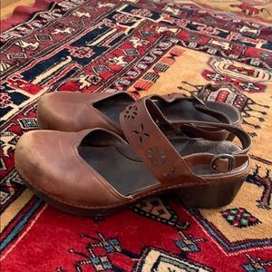 Dansko Leather Clogs